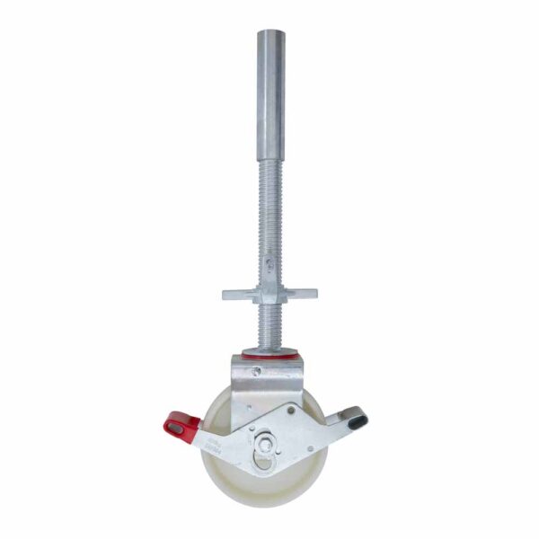 Nylon steigerwiel met stalen spindel