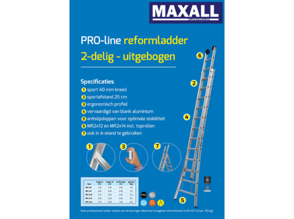 2-delige reformladder - Afbeelding 8