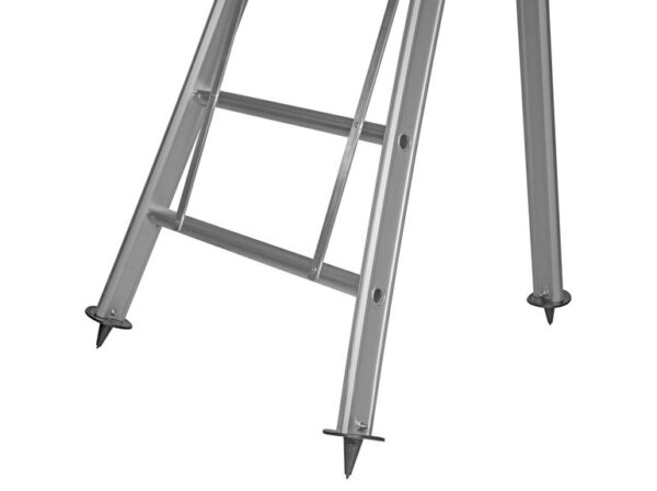 Driepoot Plukladder (8 t/m 14 sporten) GEANODISEERD - Afbeelding 2