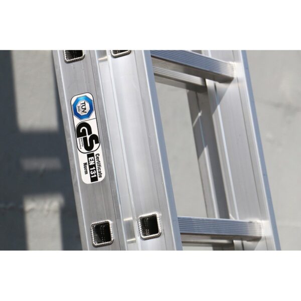 Professionele Schuifladder 3-delig met Top Safe - Afbeelding 6